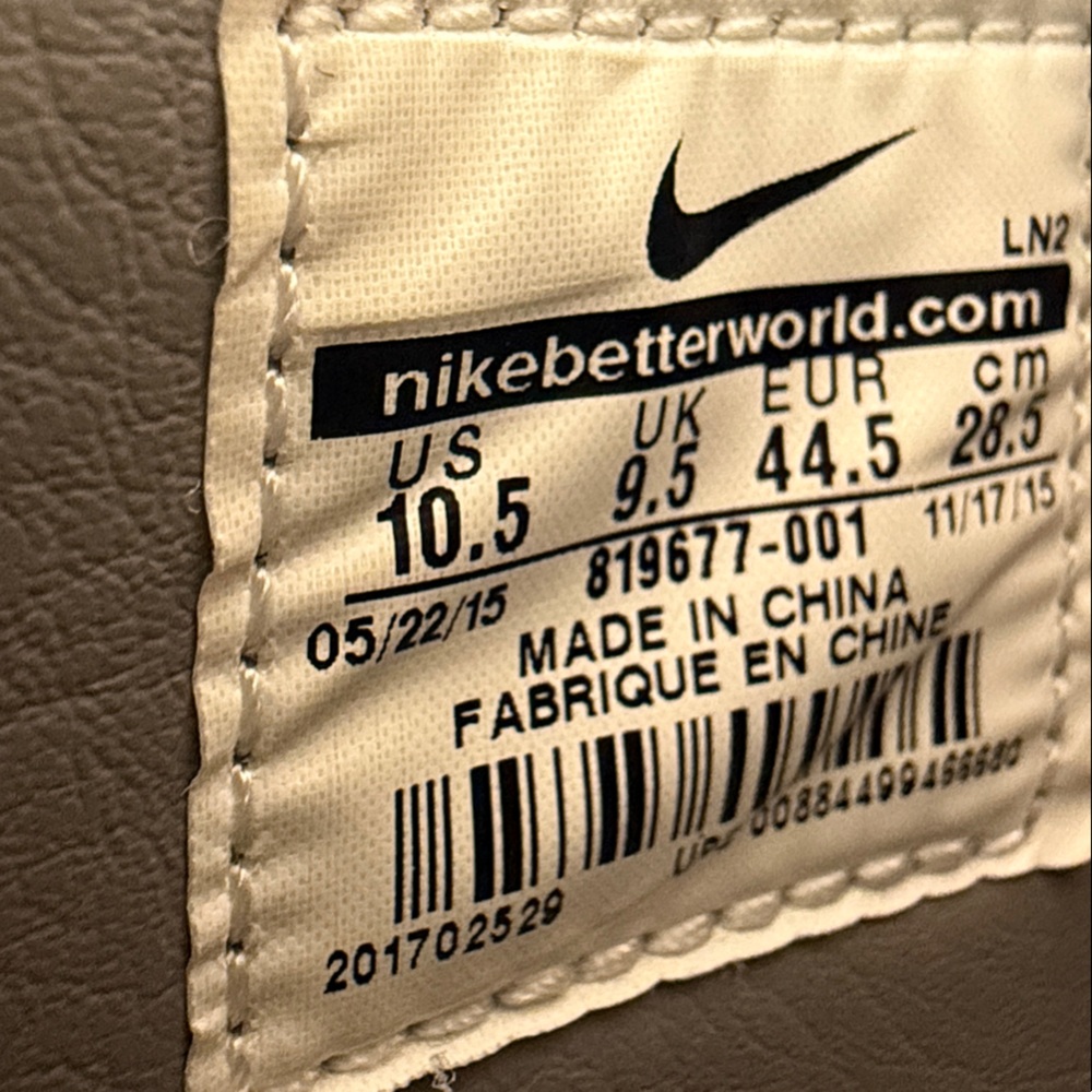 Nikelab Air Force 1 Mid in Light Charcoal Men’s Size 10.5 - Picture 12 of 12